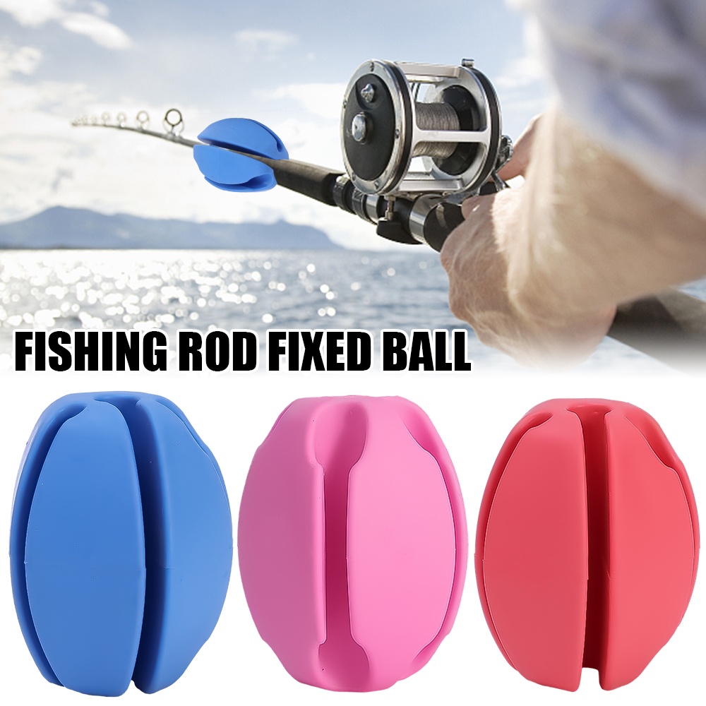 Multifunction Luya Rod Beam Rod Ball / Reusable Rubber Protection Anti-Collision Fishing Gear / Fishing Beam Rod Fixed Ball / Fishing Retreat Puller Storage Small Accessories