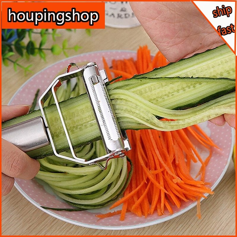Multifunction Stainless Steel Fruit Vegetable Double Planing Grater Kitchen Gadget Peeler Kitchen Cooking Accessories