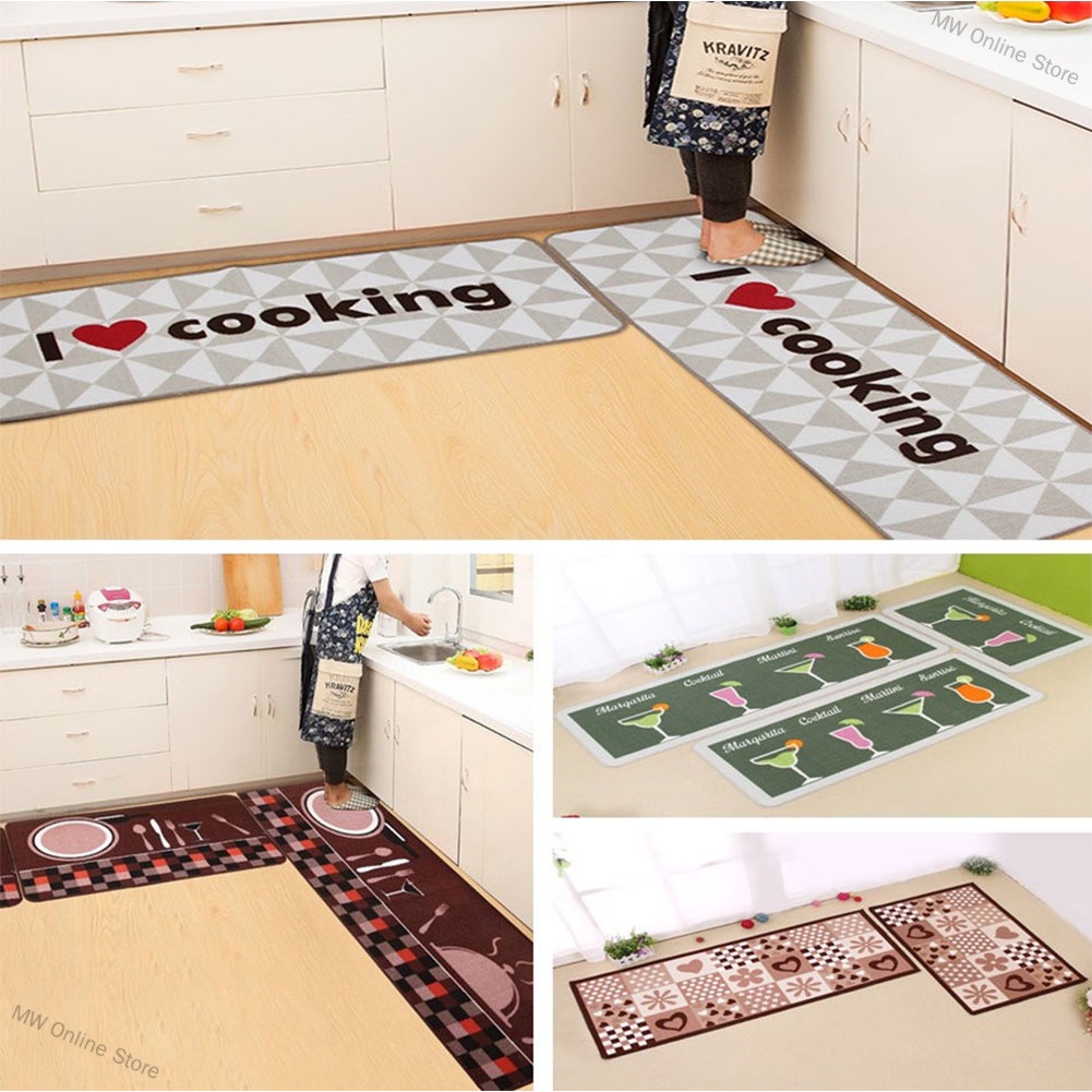 MW Online Store Floor Mat Simple Printing Kitchen Carpet House Doormat Anti-Slip Absorbent Rug for K