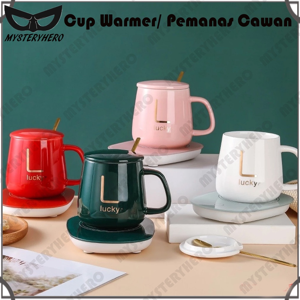 MysteryHero Constant temperature Cup smart 55 degree warm cup coffee milk heating cup warm Cup Panas cawan mug warmer