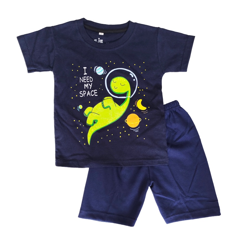 Navy Space dino Kids Suit