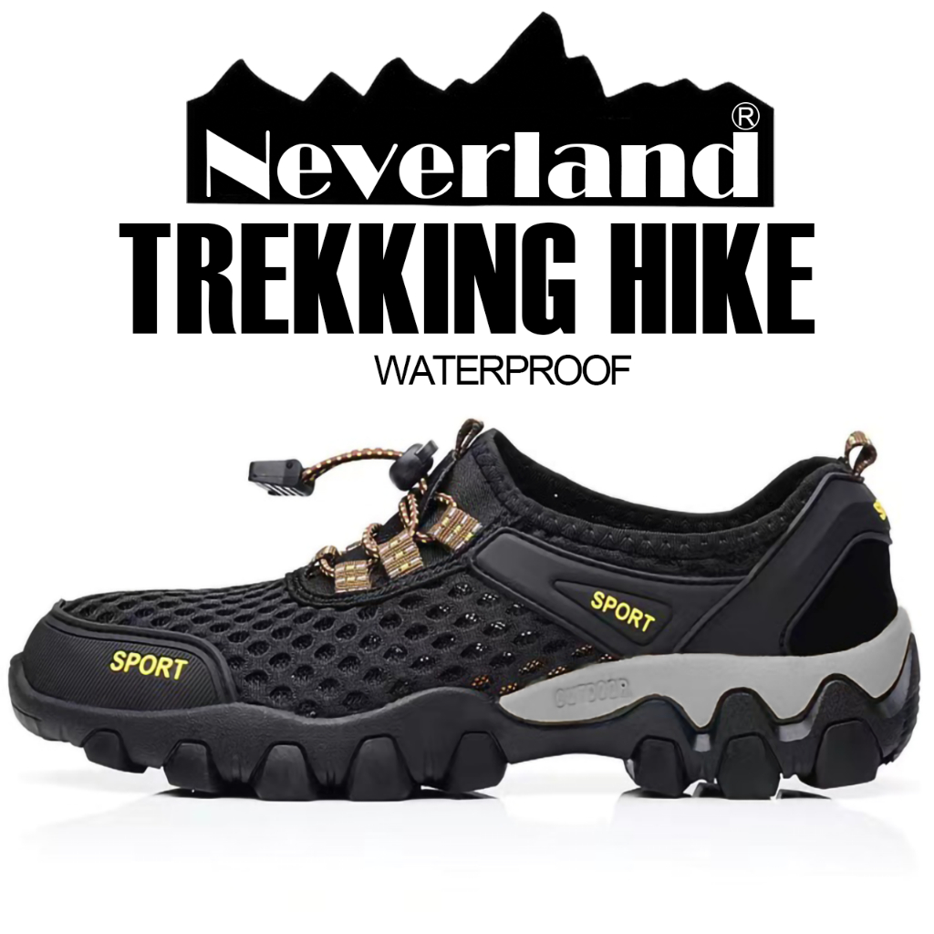 NEVERLAND Hiking Shoes Kasut Hiking Beach Shoes Water Shoes Outdoor Shoe Camping Trekking Lightweight Anti-Slip Kasut