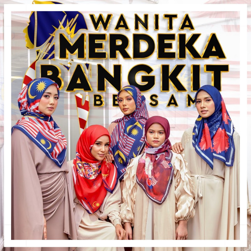 [NEW] KEKABOO Special Edition Merdeka 2023 - Kekaboo Wanita Merdeka Bangkit Bersama - Dewasa & Kanak