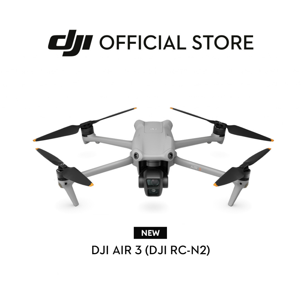 【NEW LAUNCH】DJI Air 3 | Camera Drone | Medium Tele & Wide-Angle Dual Primary Cameras | 46-Min Max Flight Time