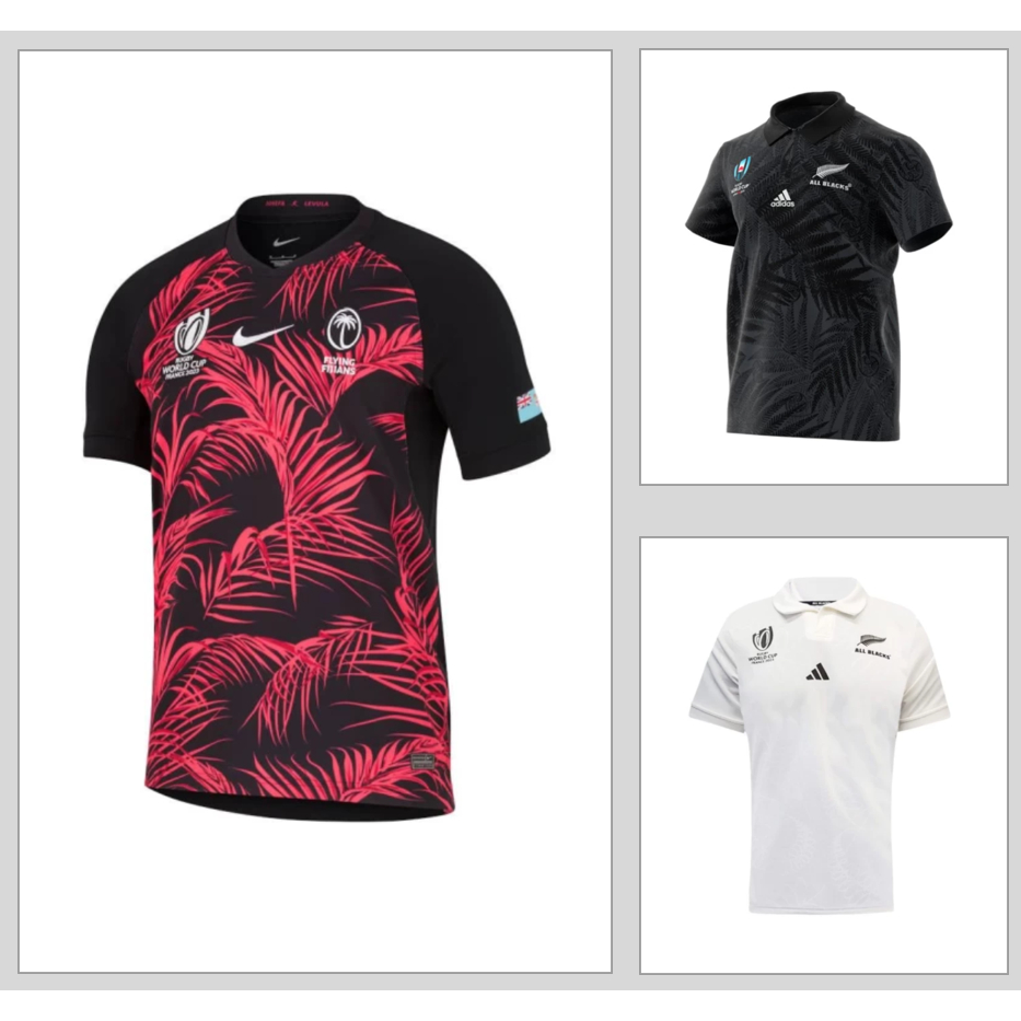 NEW!!! Fiji Away , All Black Home@Away RUGBY World Cup 2023!! Fan Issue Kit *Local Seller, Ready Stock!!!