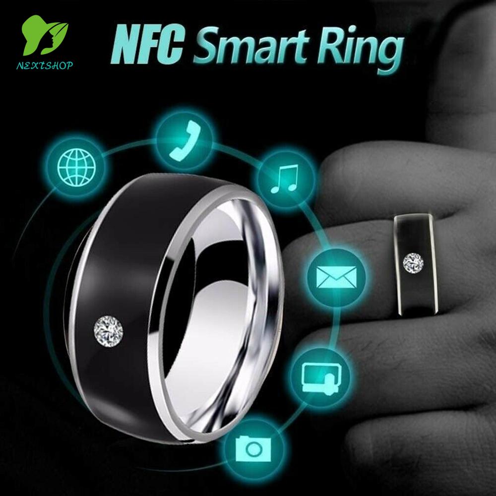 NEXTSHOP Fashion NFC Finger Ring Multifunctional Smart Wearable Connect NEW Waterproof Android Phone Equipment Technology Intelligent/Multicolor