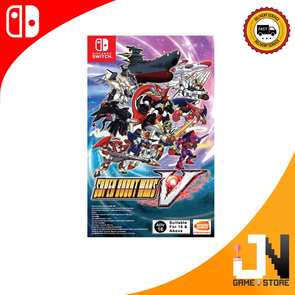 Nintendo Switch Super Robot Wars V (Asia)(English/Chinese)(NEW)