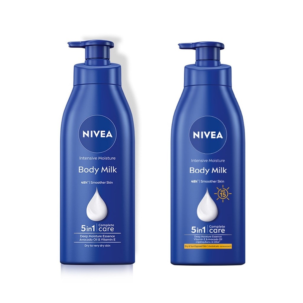 Nivea Intensive Moisture Body Milk 380ml/ SPF15 Body Milk 350ml