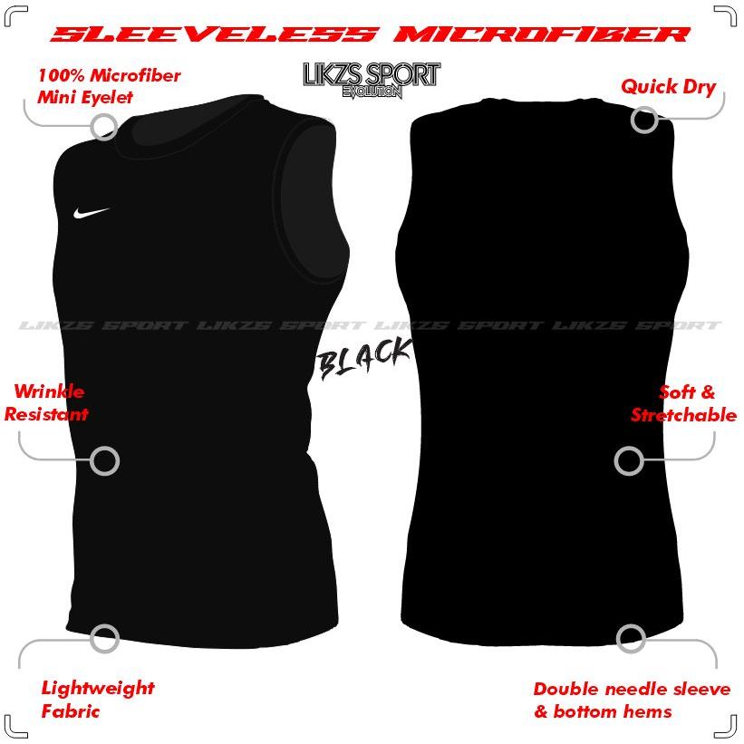 NK Sleeveless Training Jersey Outrefit Football Futsall Singlet Top Quick Dry Warm Up Cycling Badminton Hockey Tennis