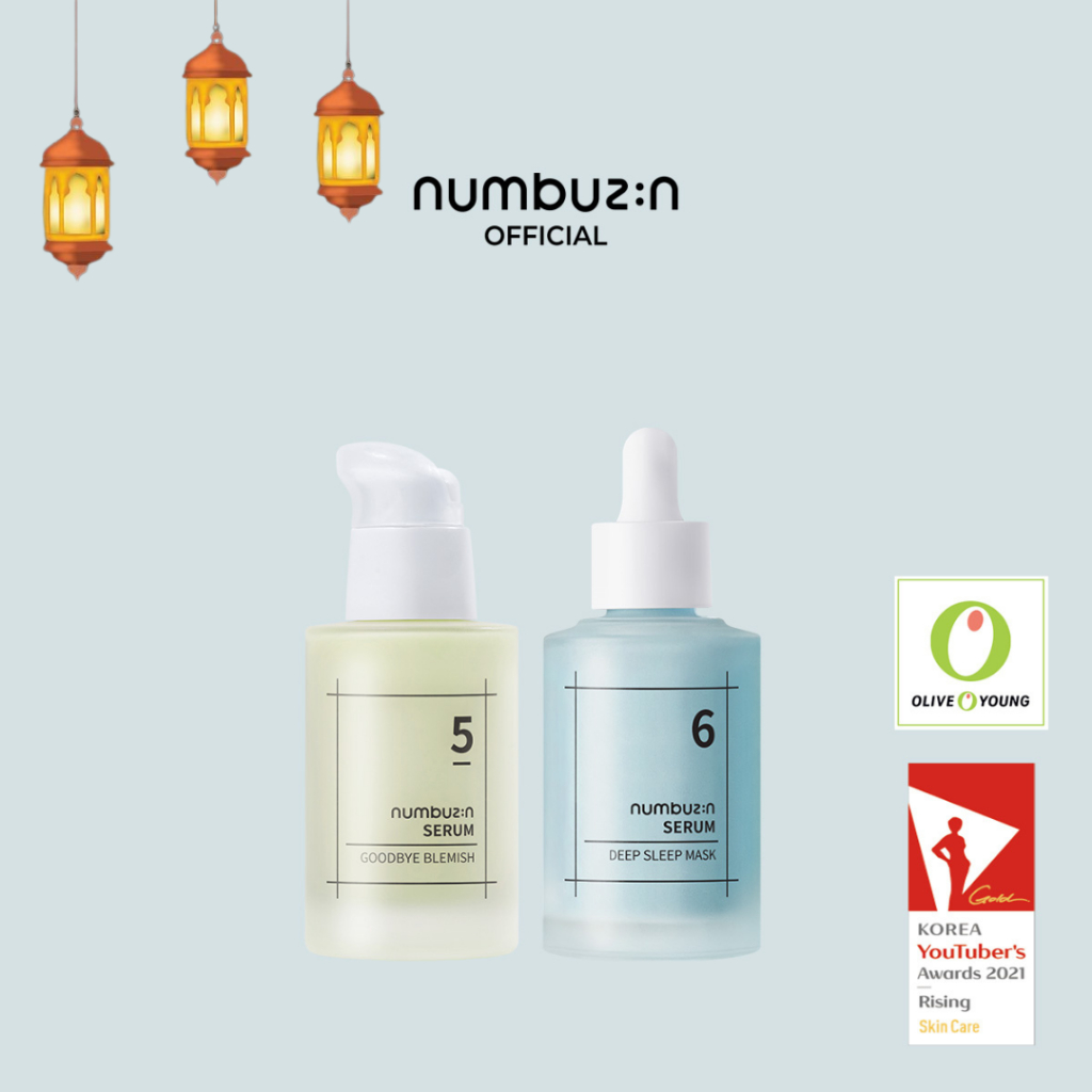 [numbuzin Best Seller Set] Night Essence bundle No.5 Blemish Serum (50ml) + No.6 Deep Sleep Mask Serum (50ml)