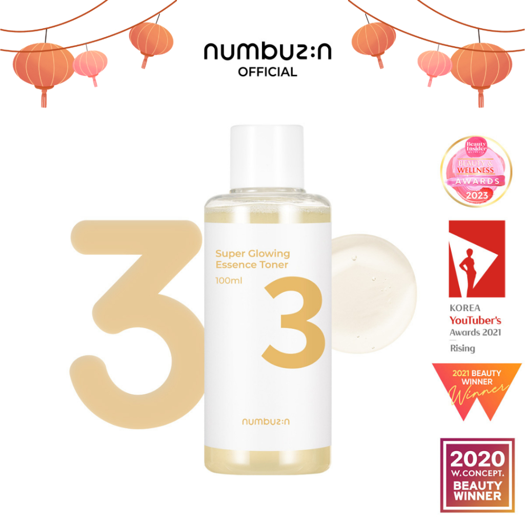 numbuzin No.3 Super Glowing Essence Toner (100ml)