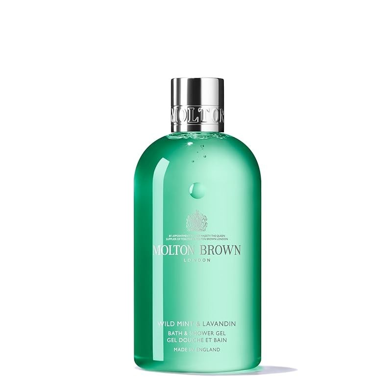 【Official】MOLTON BROWN Wild Mint & Lavender Bath & Shower Gel 300ml Body Wash Fizzing Cool Forest Exploration Classic Lavender