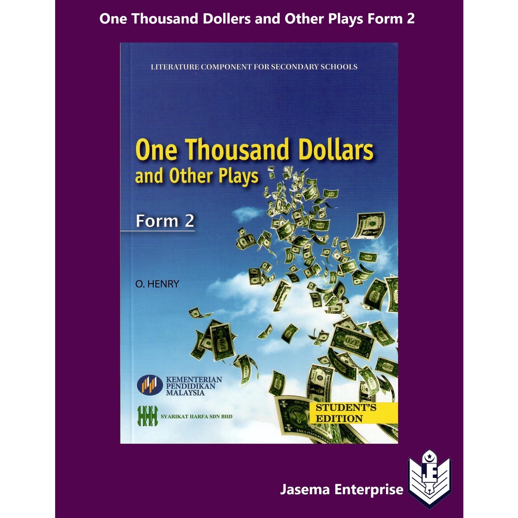 One Thousand Dollars And Other Plays Form 2