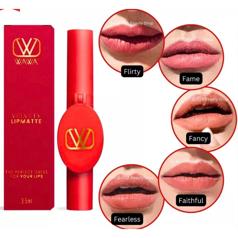 [ ORIGINAL HQ] VELVETY LIPMATTE FASHA SANDHA