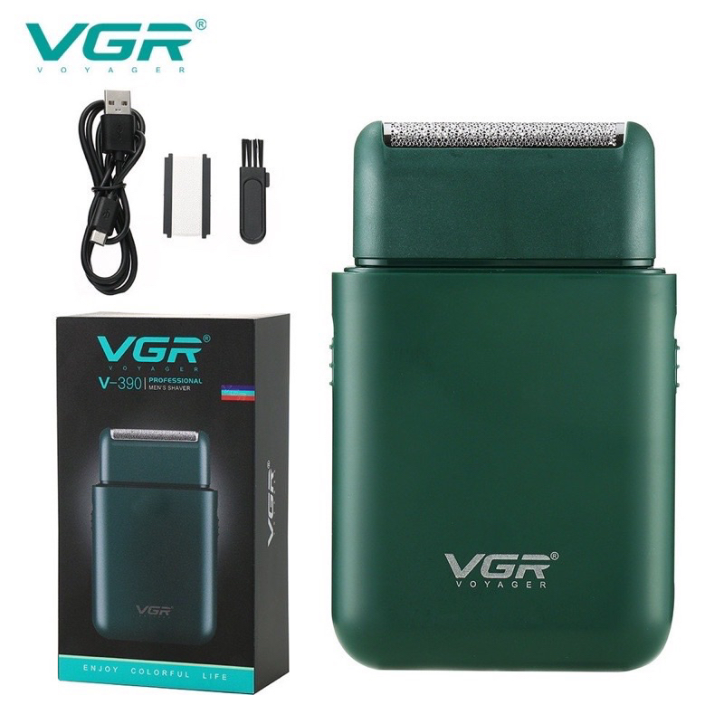 ORI] VGR Shaver V-390 Ultra Thin Beard Trimmer Beard Cutting Machine Men's Shaver USB Rechargeable Foil Cutter