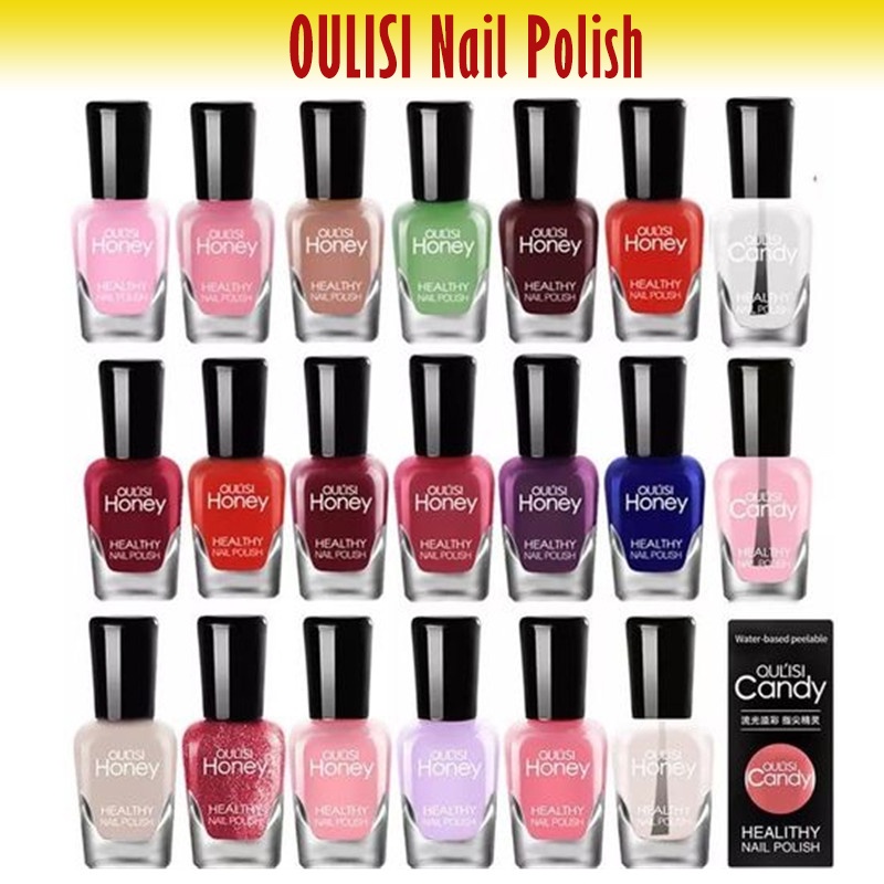 ❤ OULISI® 8ml MAGIC NAIL POLISH PEEL OFF Nail Manicure Pewarna Kuku Boleh Kopek欧丽丝水性可剥可撕拉指甲油|