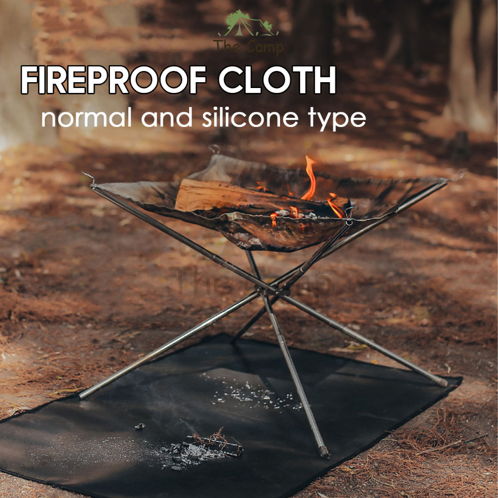 Outdoor Camping Fireproof Cloth BBQ Fiberglass Fire Blanket Insulation Mat Resistant Flame Retardant Fiber Glass