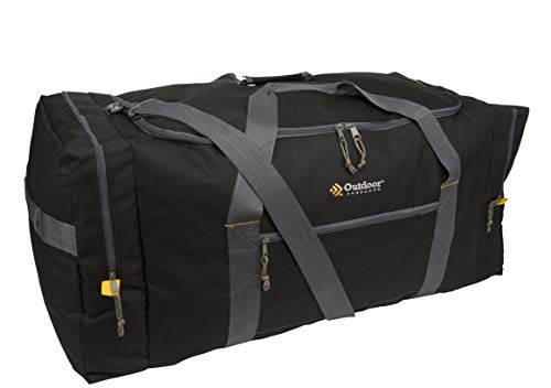 Outdoor Products Mountain Duffel (Medium (12 x 12 x 24 Inch), Black) (Large (15 x 15 x 30 Inch), Black) (Black, X-Large (16 x 18 x 36 Inch))