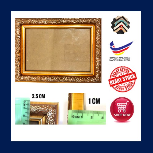 【Party 2】Photo Frame Fiber 4R/5R/6R Size Customer Glass For Prime Minister Frame Gambar Dinding Rumah Gambar Bingkai