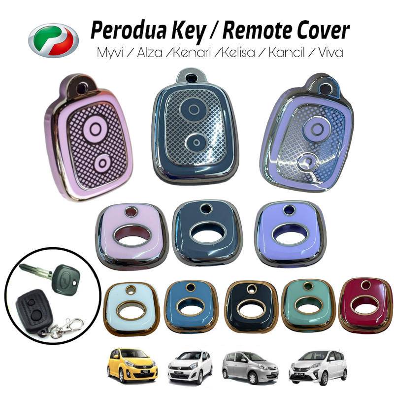 Perodua Myvi Alza Viva Kelisa Kancil Car TPU Key Cover Remote Cover Kunci Sarung Kunci Kereta Casing Car Accessories