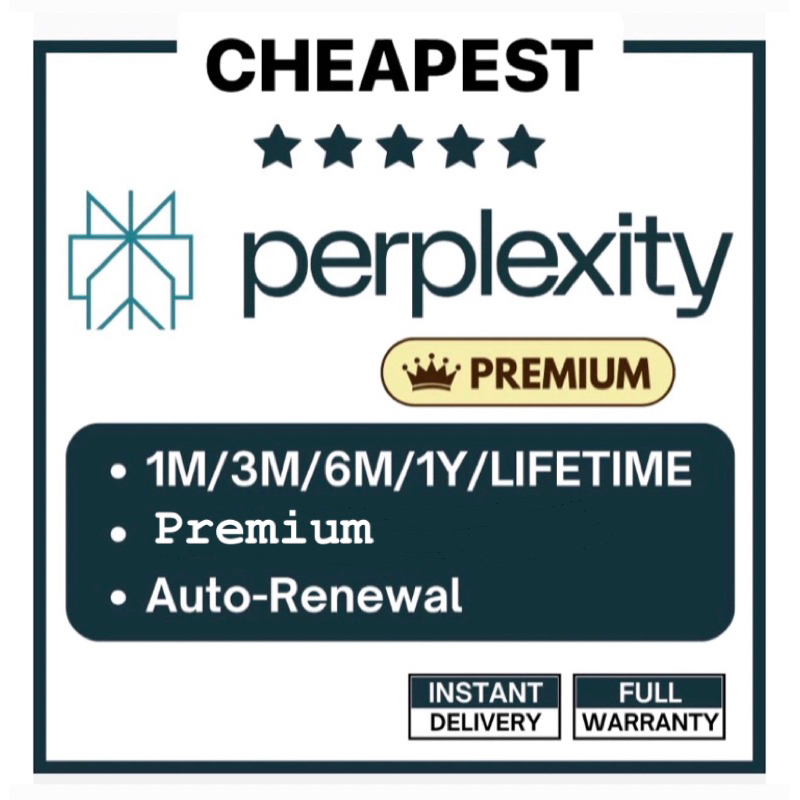 Perplexity AI Premium Account | GPT Alternative | Claude 2 | Homework Assistant GPT 4 Copilot