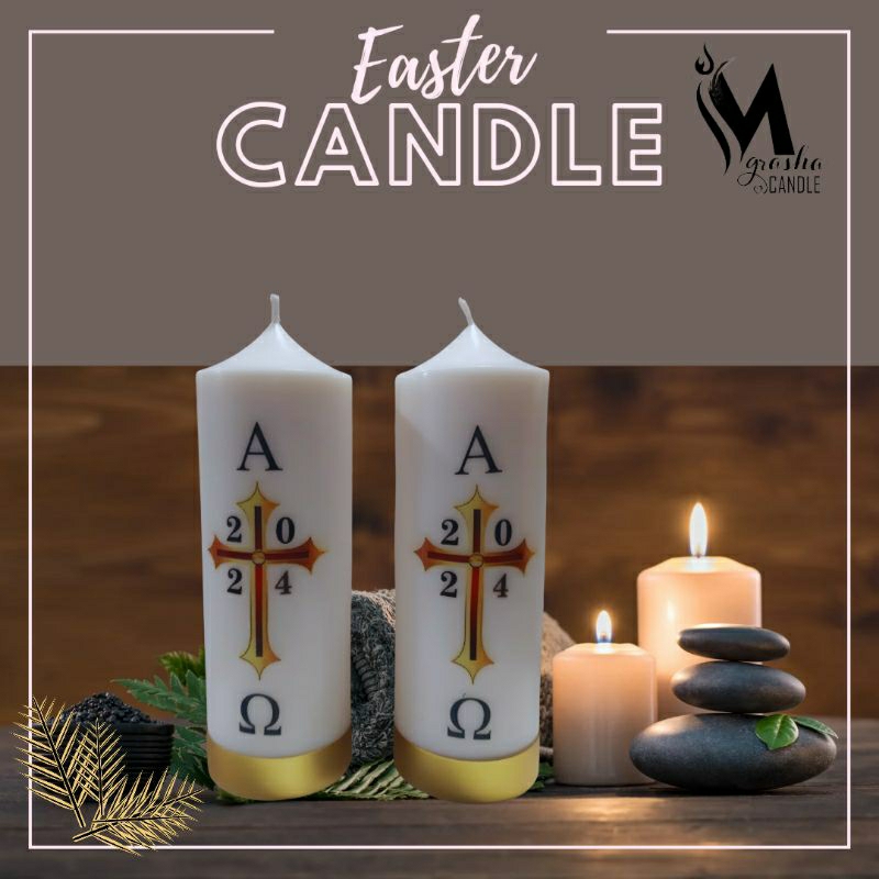 Personalised Candle for Easter season(1)