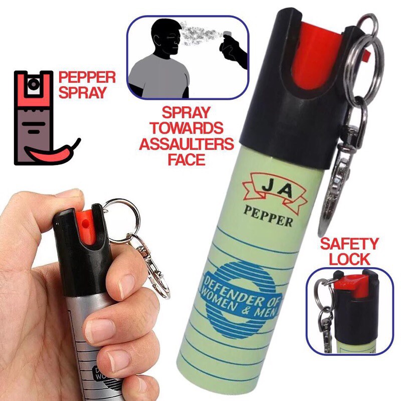 Personal Safety Self Defense Pepper Spray, Penyembur Lada -Ready Stocks 防狼喷雾器