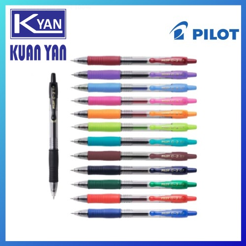 Pilot G2 Gel Pen 0.5 / 0.7 / 1.0 | Multi-Colour Available (Stationery School / Office Stationery)