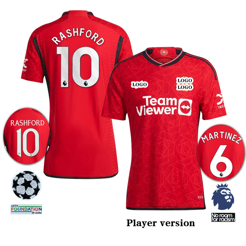 【Player Issue Kit 】23/24 M-United Home Thai Quality Man Football Jersey& Ready Stock |S-XXL