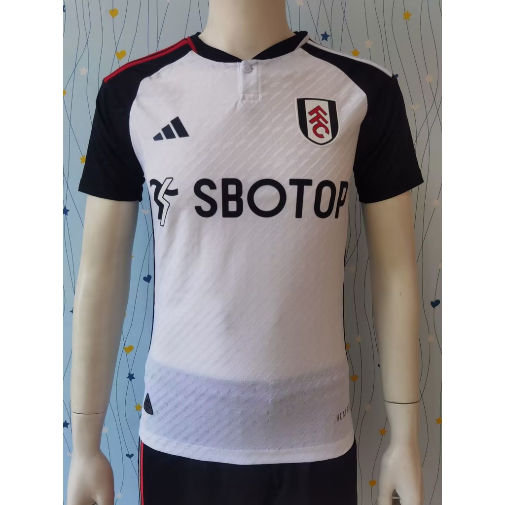 Player Version 23-24 Fulham Home White Player Edition Men's Football Jersey Soccer Jersey Football Shirt Adults