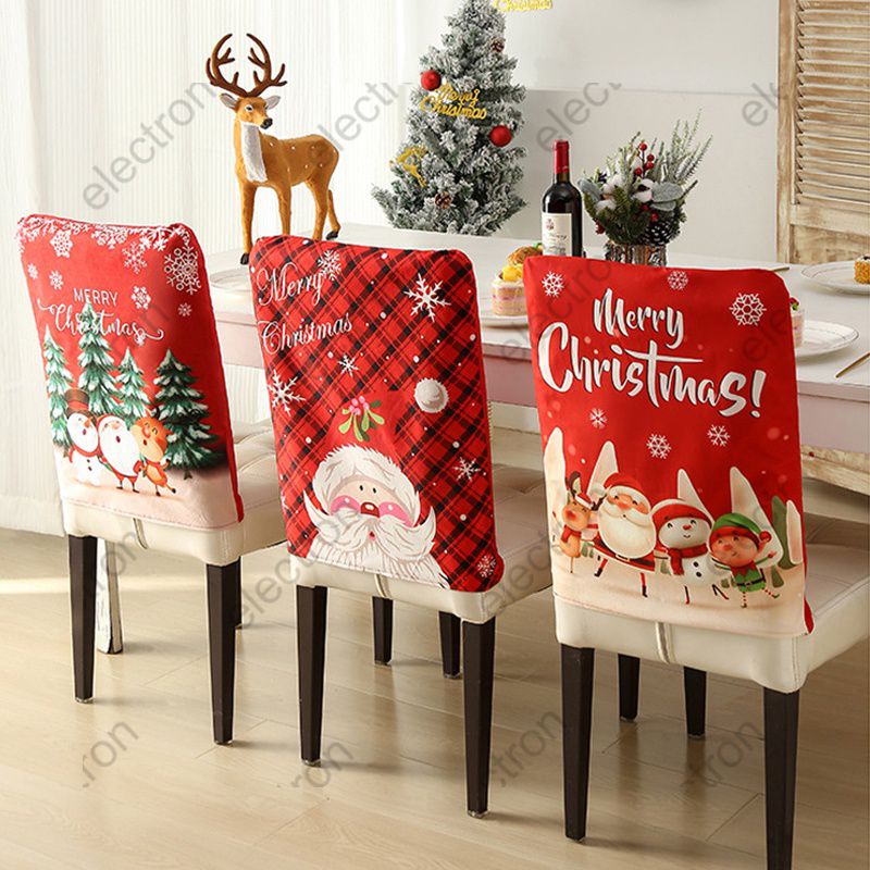 Popular Holiday Decoration Of Chairs Decoration Holiday Accessories Fashionable Unique Design Christmas Party Chair Decoration Creative Chair Cover Trend Best Seller Election
