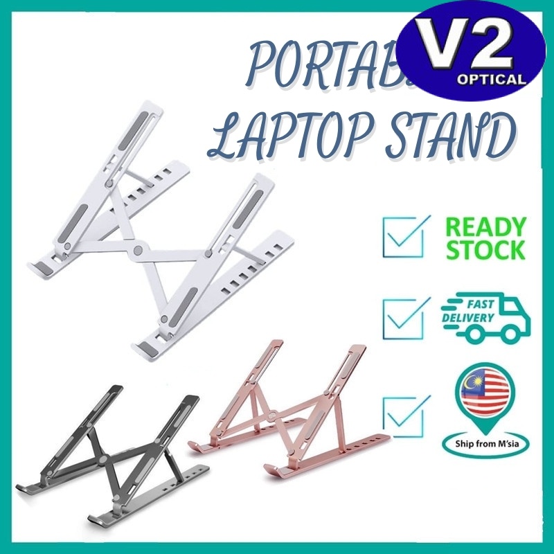 Portable Laptop Stand Adjustable Foldable Laptop Holder Non-Slip Support Base Notebook Stand Healthy Posture