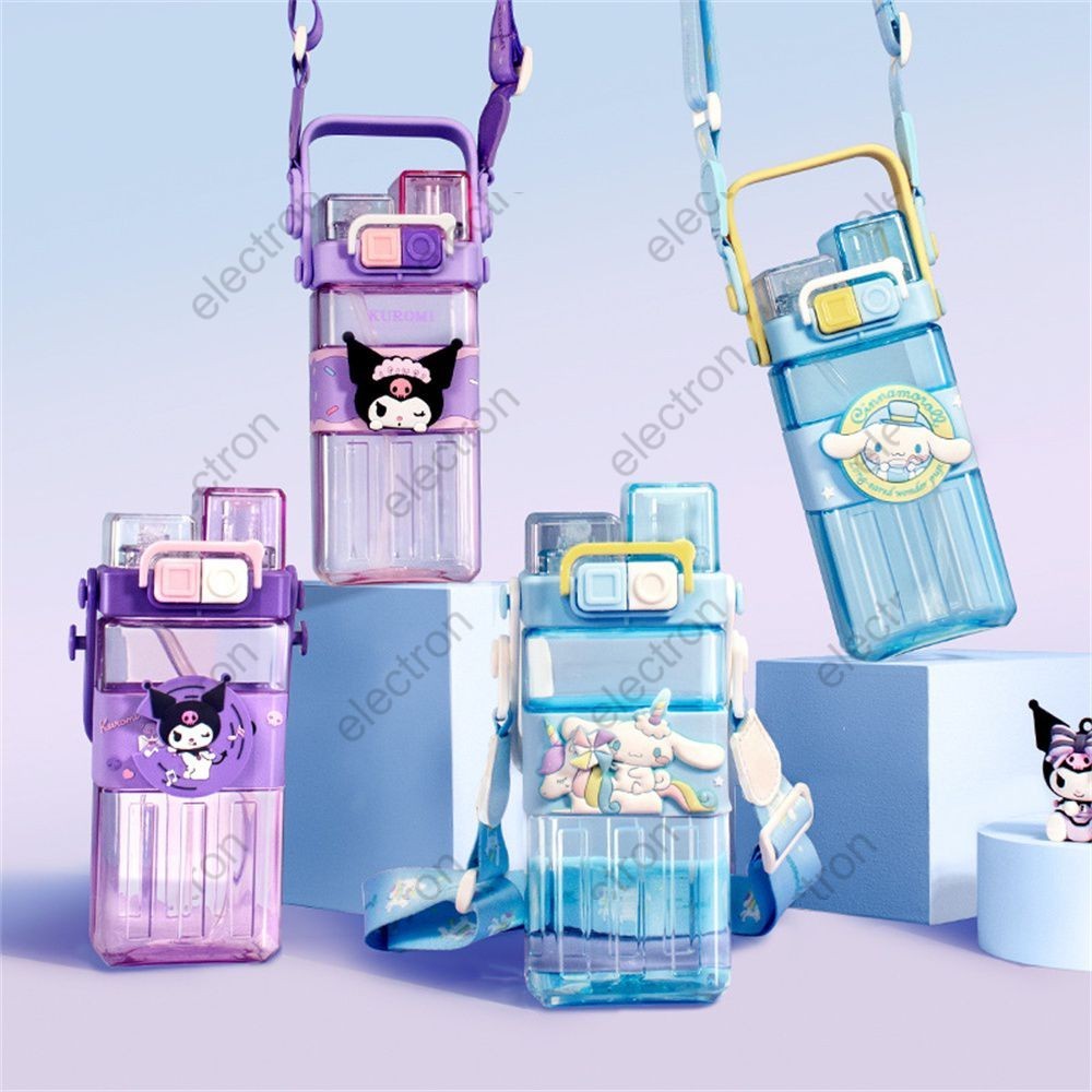Portable Water Cup Creative Cartoon High Demand For Hello Kitty Merchandise Cute Hello Kitty Cinnamoroll Children's Water Cup Children's Water Cup Sports Cup Election