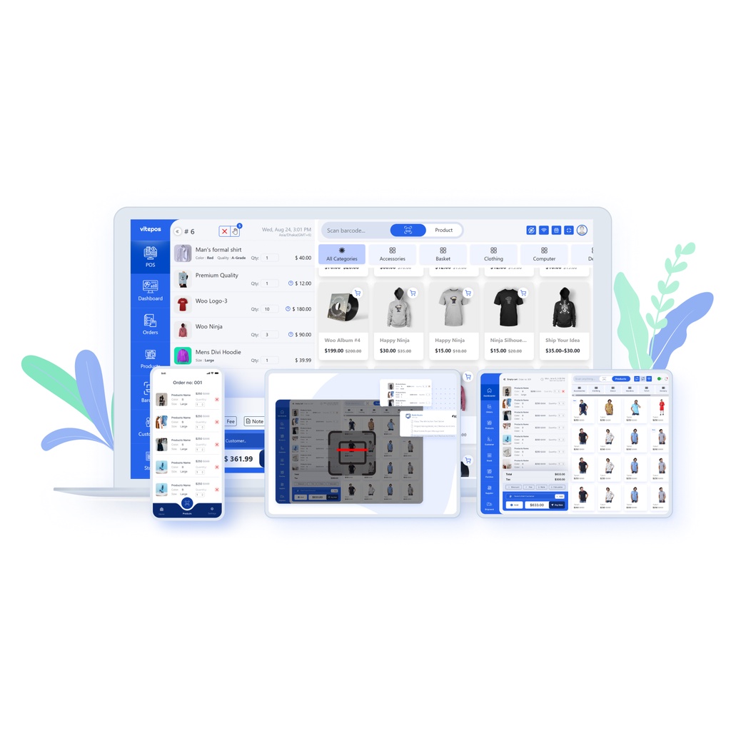 Pos Sistem Pos System For Android / Mac/ PC /Laptop / Restaurant / Grocery/Bazaar /Stock/Booking //Member Point (online)