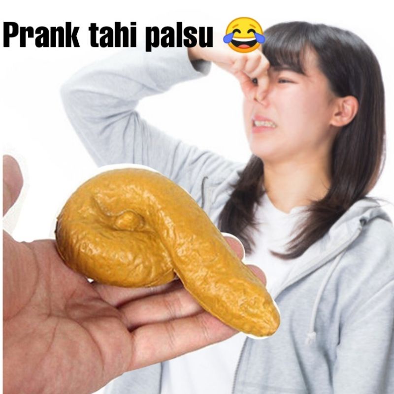 PRANK TAHI PALSU BIKIN MAK MARAH FAKE REALSISTIC POOP Hadiah Prank