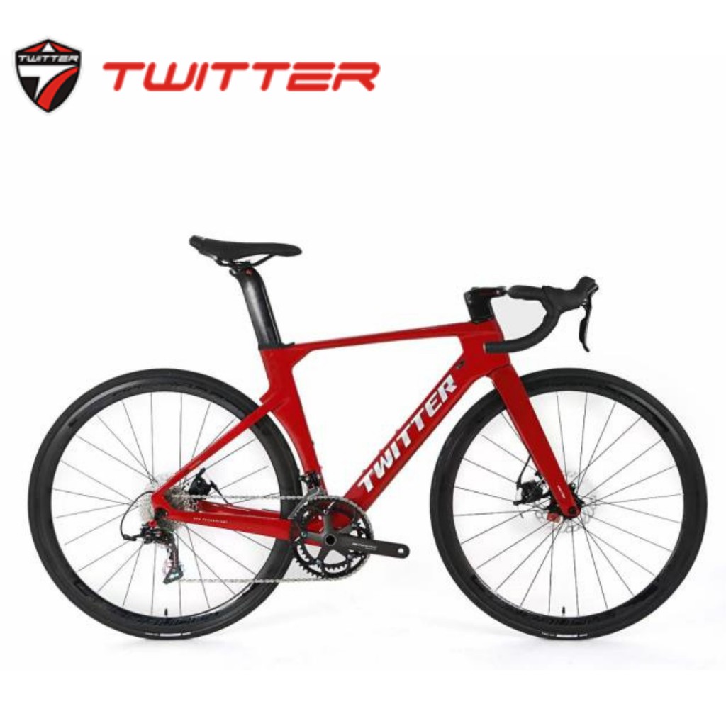 (PreOrder)(NEW2021) Bicycle TWITTER R10 DISC CARBON Fiber Road Bicycle Retrospec SRAM RIVAL