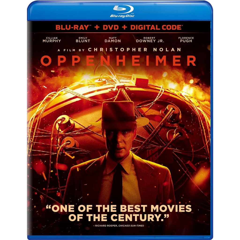 PRE ORDER OPPENHEIMER BLU RAY + DVD NEW SEALED ORIGINAL US IMPORT REGION FREE CHRISTOPHER NOLAN EPIC