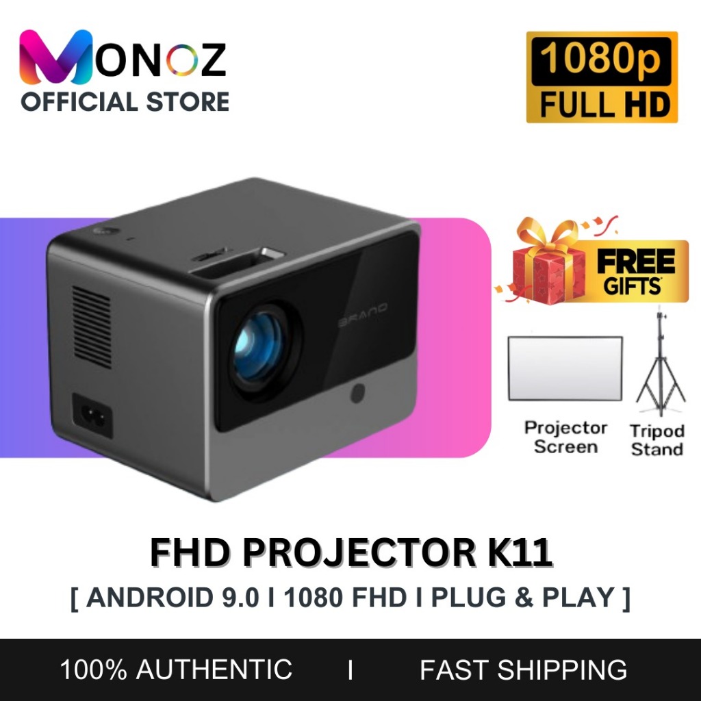 Projector K11 Wifi Beamer Home Theater 4k Projectors Mobile Smartphone Full HD LCD LED advertising