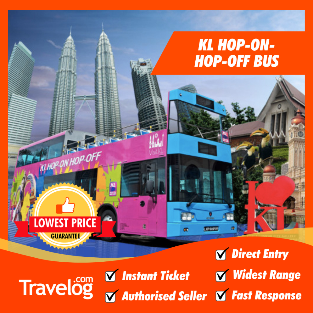 [PROMO] KL Hop-on Hop-off Bus Pass / KL City of Light Night Tour Ticket