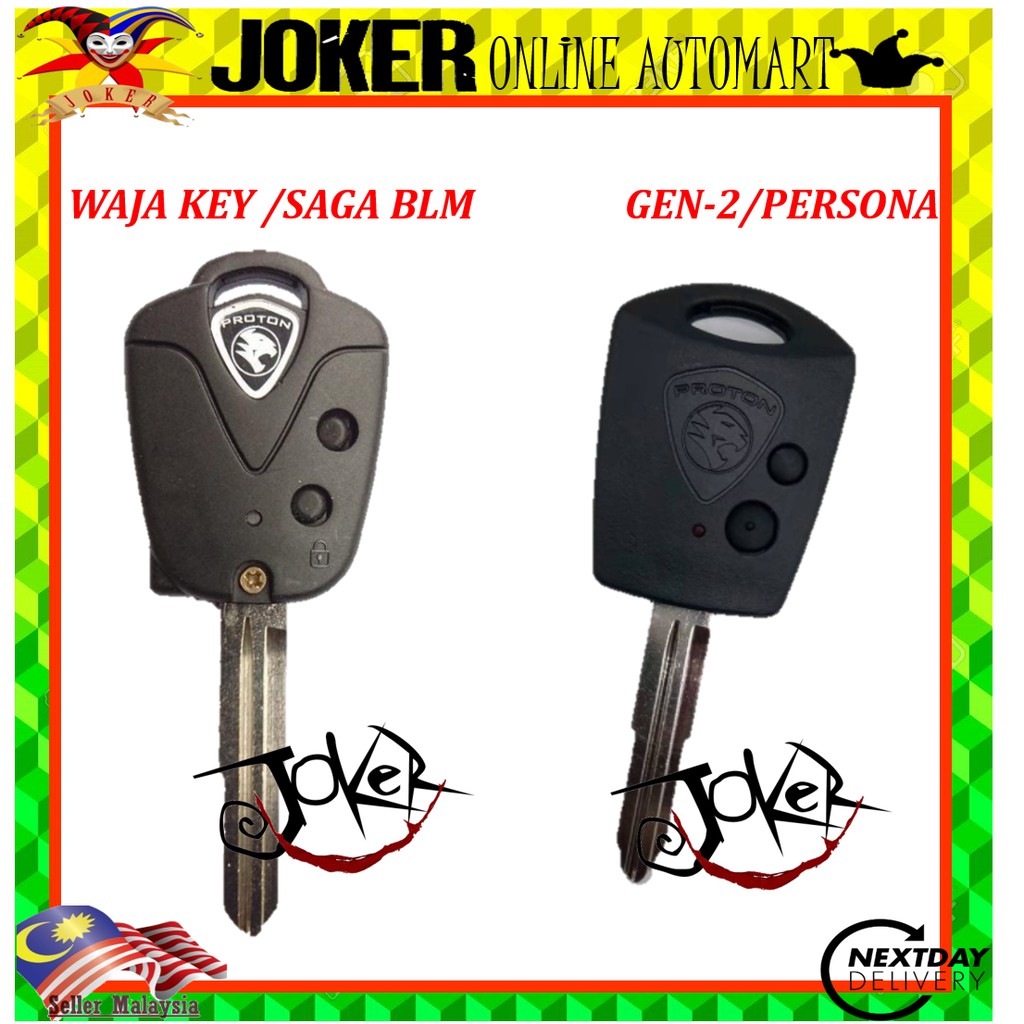 Proton waja,saga BLM FLX ,satria neo,gen-2,persona casing key replacement