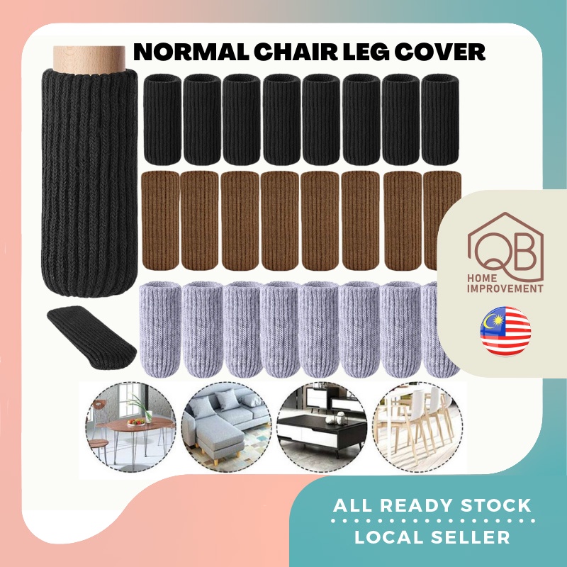 QB Chair Leg Cover Knitted Table Leg Foot Pad Chair Leg Protector Anti Slip Pembalut Penutup Sarung Kaki Kerusi Meja