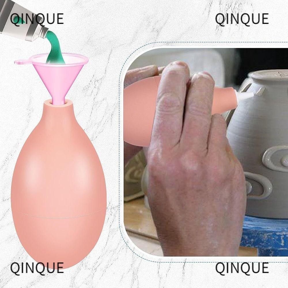 QQIN Pottery Glaze Squeeze Bottle, Painting Tools DIY Pottery Tools, Accessories Universal Handcrafted Pottery Bottles Applicator