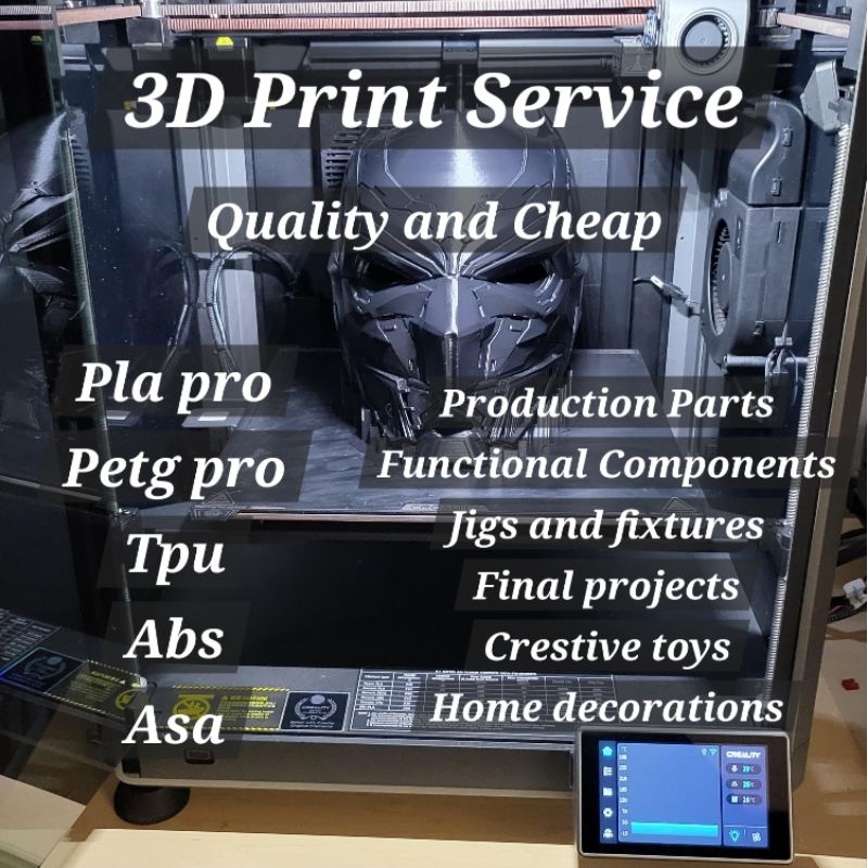 QUALITY AND CHEAP 3D PRINT SERVICE - 3D PRINTING SERVICE PLA PETG TPU ABS ASA FDM 3D PRINTING SERVICE