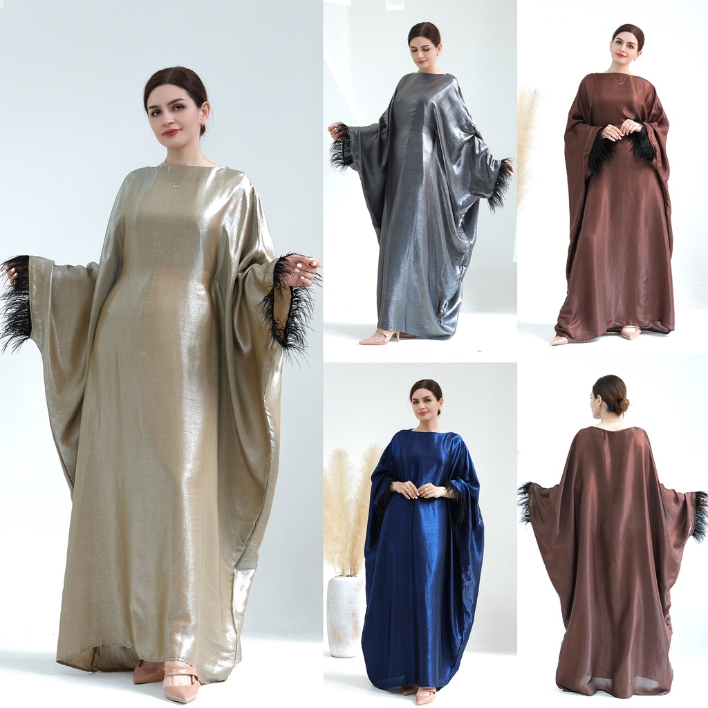 Ramadan Dubai Plus size Abaya Party maxi dress Islam Arab robe Women Wea Abaya Cloak Muslim abaya dress Muslimah Fashion Malaysia abaya