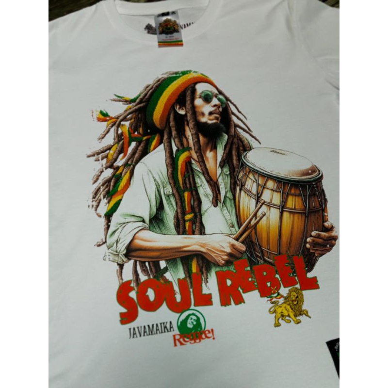 Rasta REGGAE SOLU REBEL T-Shirt ORIGINAL JAVAMAIKA RASTA APPAREL STUFF