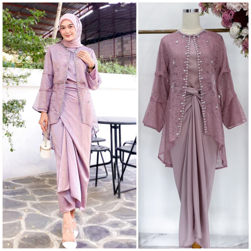 [Raya 2024] - Best Selling!! OUTFIT Tille SET Skirt LILIT INNER OUTER Contemporary SATIN VELVET PREMIUM FREE OUTER Brocade CORNELLI Contemporary BRIDESMAID FASHION MUSLIM Women Adult DRESS IKAT LILIT MIX Sequin Pearl CARDIGAN Brocade Classic