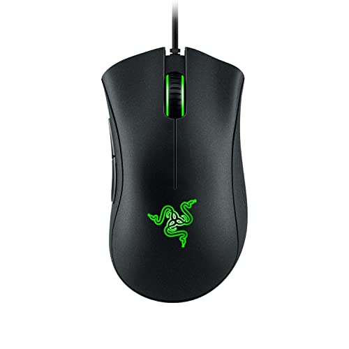 Razer DeathAdder Essential - Wired Gaming Mouse (Optical Sensor, 6400 DPI, 5 Programmable Buttons, Ergonomic Form Factor) Mercury