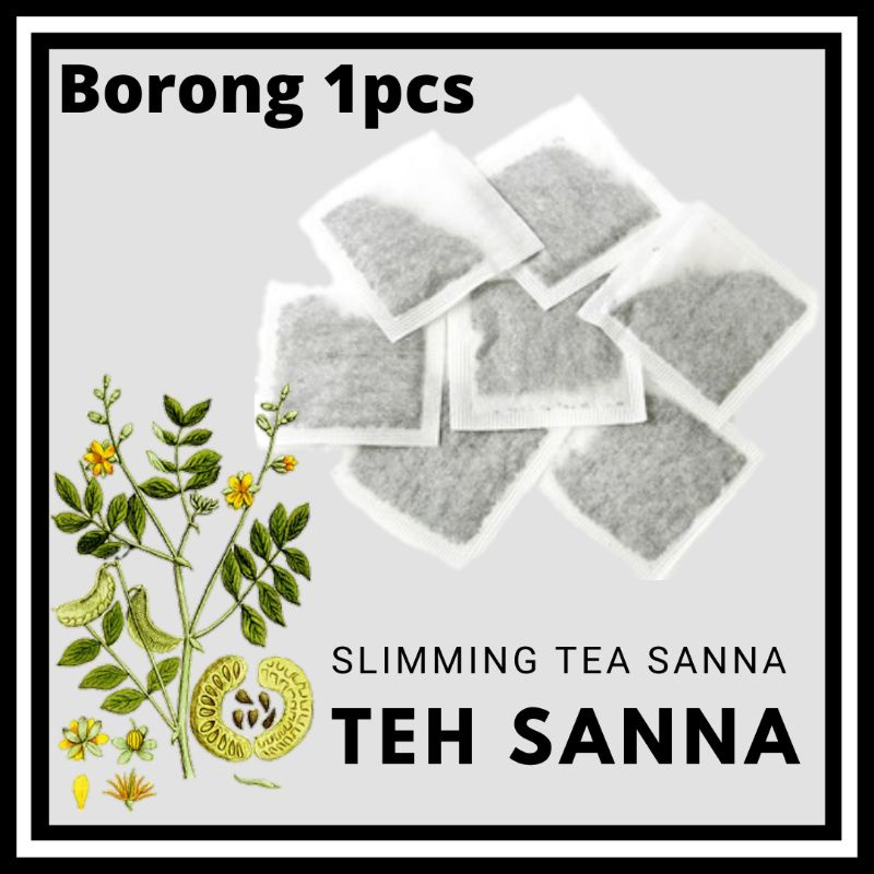 RDS (BORONG 1 UNCANG) TEH SANNA LOSS WEIGTH ORIGINAL 100% TEH DAUN SANNA @ DAUN SENNA SENNA LEAF