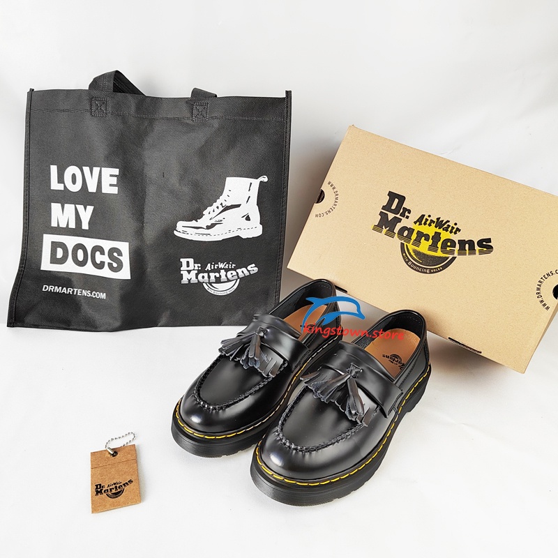 Ready Stock DR. Martens Men Martin Loafers Leather Shoes Tassel Loafers Oxford Street Women Lazy British Style Unisex Couple Casual Unisex Sneakers Plus Size 35-46