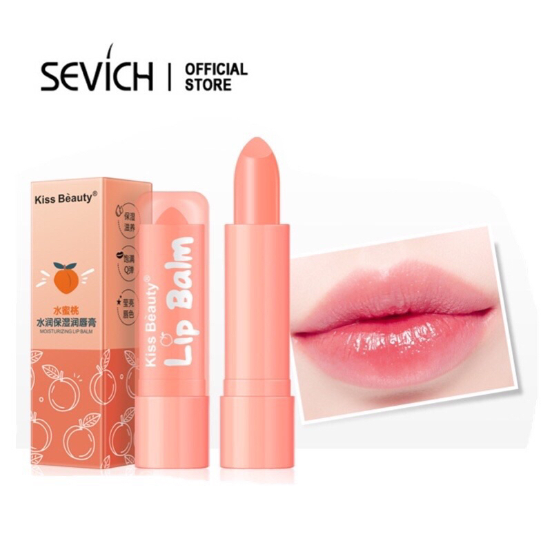 Ready peach Lip Balm Moisturizing and Moisturizing Lips 1pcs without box